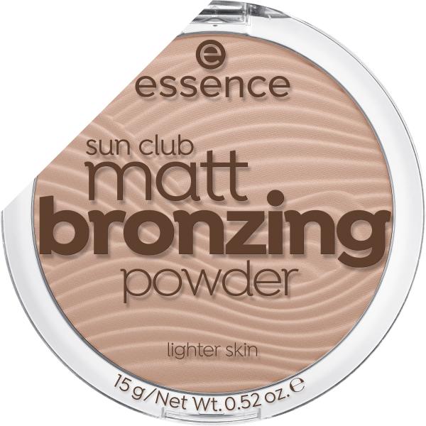 

Пудра Essence Sunclub Matte Bronzing Powder 01, 15 г