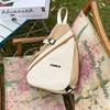 Bolso Ligero para el Pecho Bolso de Hombro de Color Contrastante Bolso Cruzado para Deportes al Aire Libre Montar