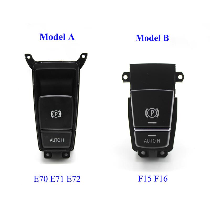 Car Electronic Handbrake Parking Control Switch Auto P H Hold Button Key Assembly for BMW X5 X6 E70 E71 E72 F15 F16 61319148508
