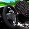 Universal Fashion Car Steering Wheel Cover Without Inner Ring Elastic Grip For Easy Installation And Removal Non Slip