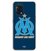 Case - MANIACASE - Oppo A95 - Silicone TPU - OM Logo - Blue Background