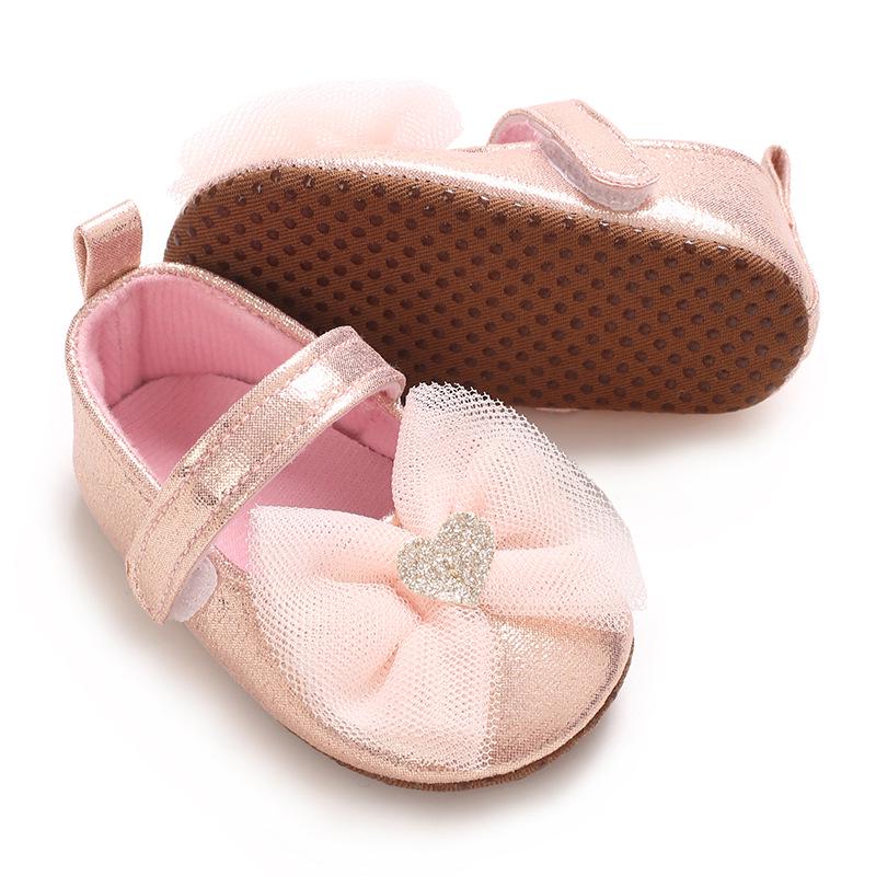 Infant Princess Bow Shoes: Soft Sole for 0-1 Year Old, Spring/Autumn