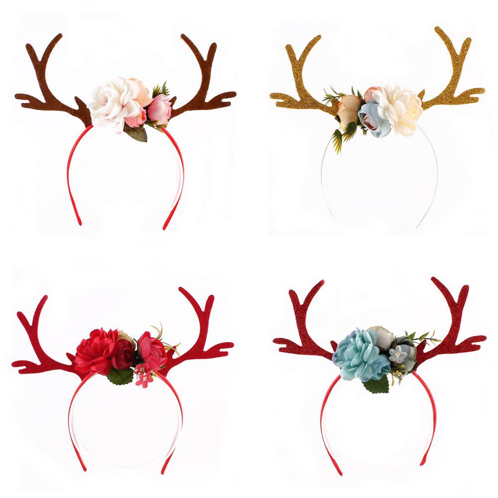 Bellissimo Copricapo con Corna di Renna per Donne Ragazze Perfetto per le Feste di Natale
