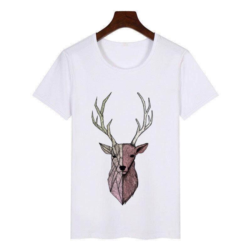 deer pattern shirt