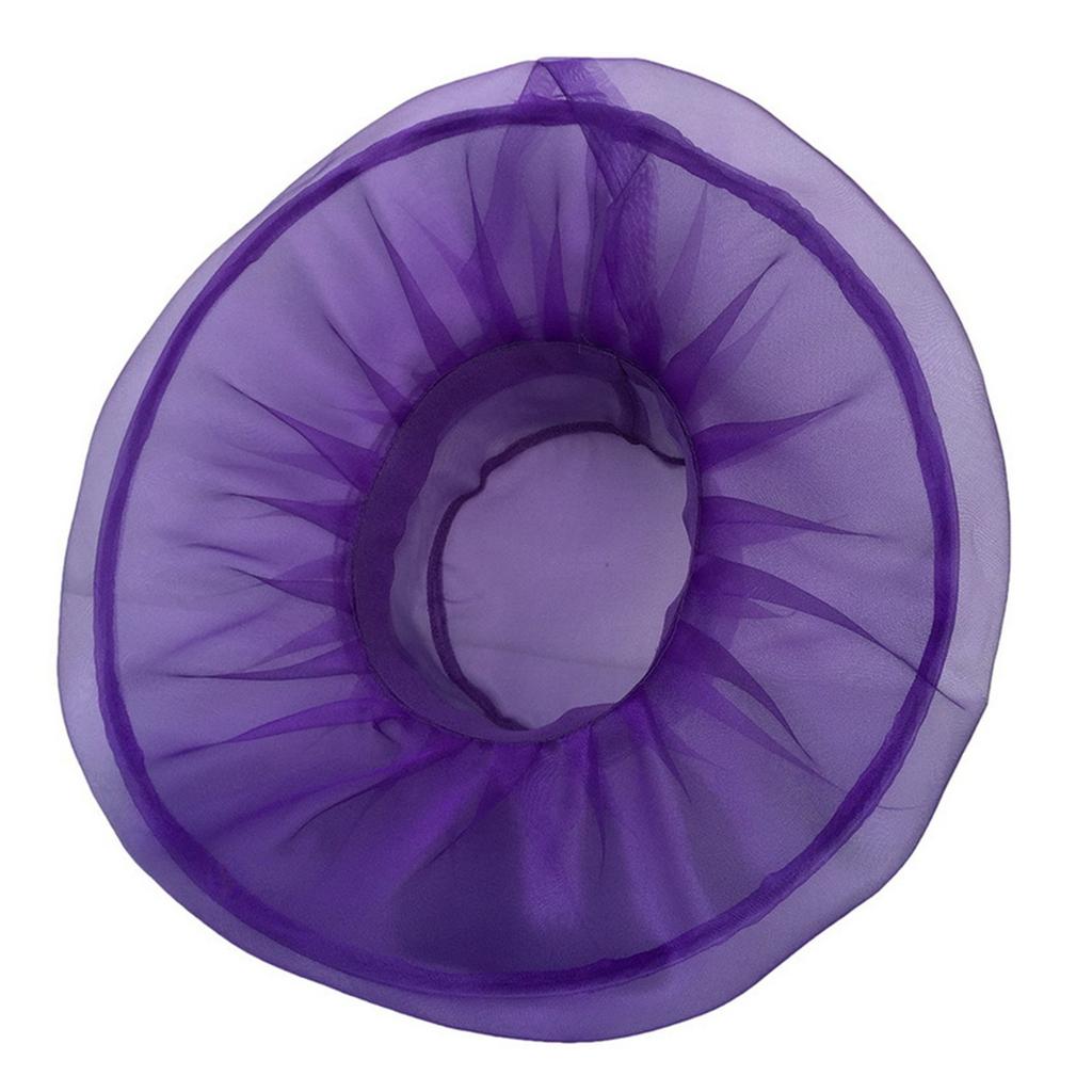 Women's Organza Wide Sun Hat Foldable UV Beach Hat