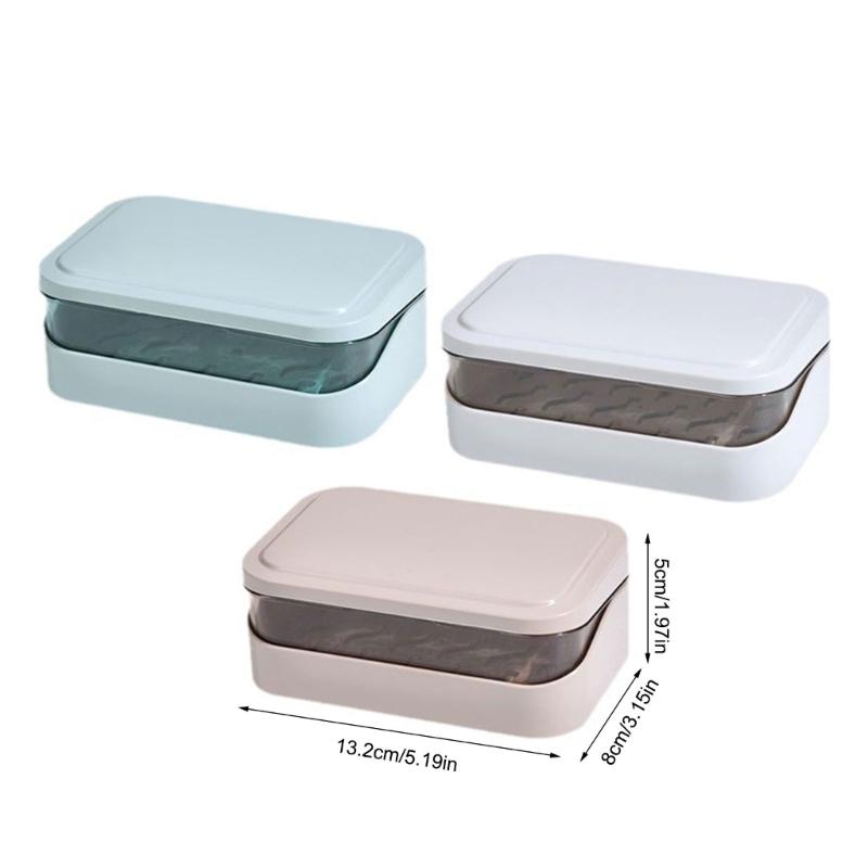 Kompakter, versiegelter Seifenbehälter für Fitnessstudio-Besucher, wasserdichte Kunststoff-Aufbewahrungsbox mit Belüftungslöchern