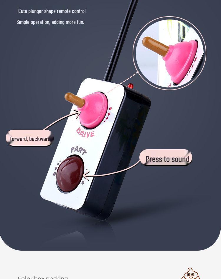 Remote Control Fart Poop Prank Toy – Adult Decompression & Funny Gag Gift