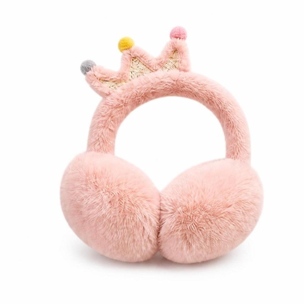 Windproof Plush Ear Muffs Soft Fluffy Ear Covers Cute Faux Fur Earmuffs  For Girls Kids