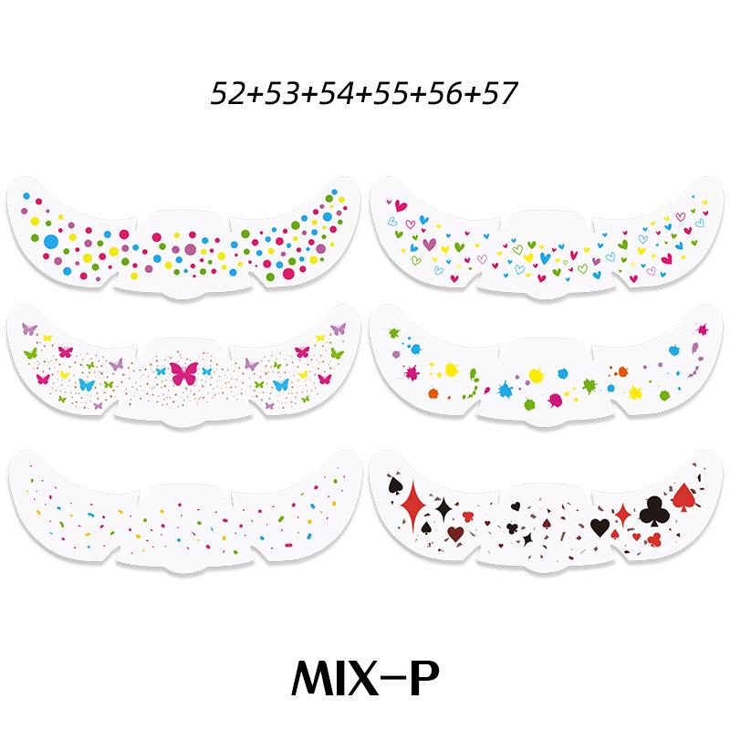 Simulation Sommersprossen Aufkleber Make-up Gesichtsaufkleber Wasserdicht und Schweißfest Natürliche Sommersprossenfarbe Bräunung Heiß Silber Tattoo-Aufkleber