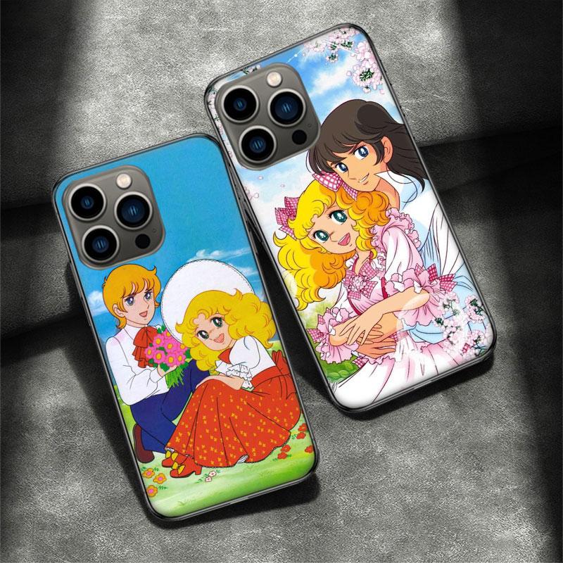Anime Candy Candy Phone Case For Apple Iphone 16E 16 Pro Max 15 Plus Soft 13 12 Mini Cover 11 14 Pro Max Capa 8 7 SE Shell Coque