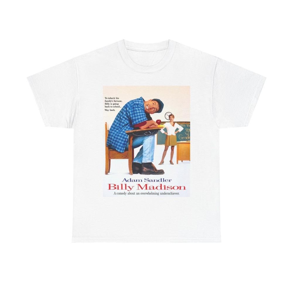 Billy Madison Tshirt Adam Sandler Comedy Retro Movie Unisex Heavy Cotton Tee 3 Unisex T-Shirt XXL