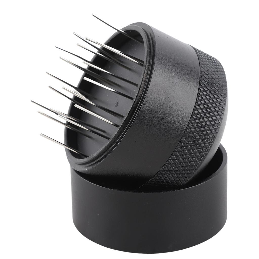 Coffee Needle Distributor Rustproof Stainless Steel Needle Coffee Stirrer with Base for Cafes Home