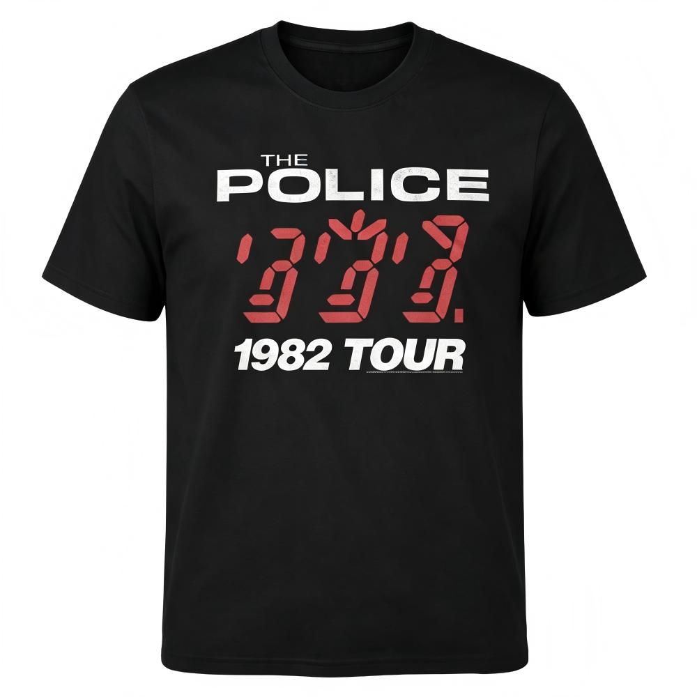 The Police 1982 Tour Vintage Band Graphic T-Shirt
