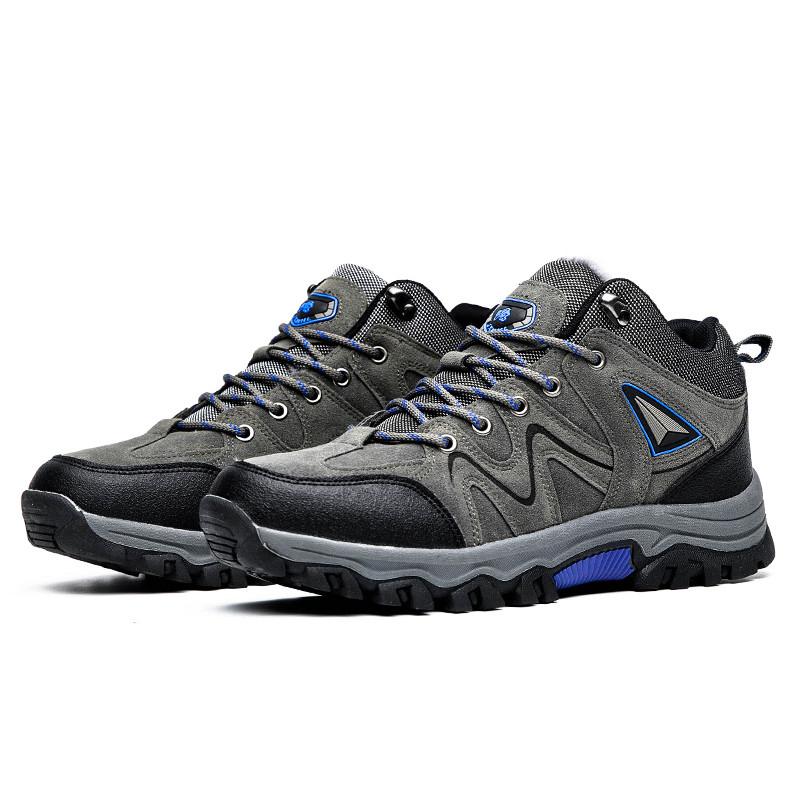 Men Winter Casual Outdoor Sports Waterproof Sneakers NonSlip New Casual Ankle Boots Shoes Snow Warm Plush Non Slip Fashion Hiking