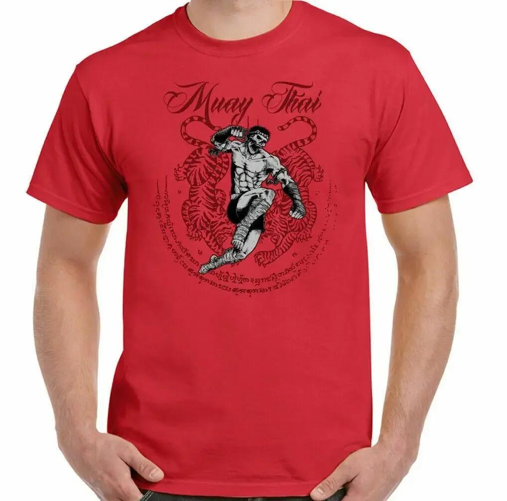 

Muay Thai Gym Martial Arts Club Combat Training T-Shirt 100% Cotton O-Neck Summer Short Sleeve Casual Mens T-shirt Size S-3XL S