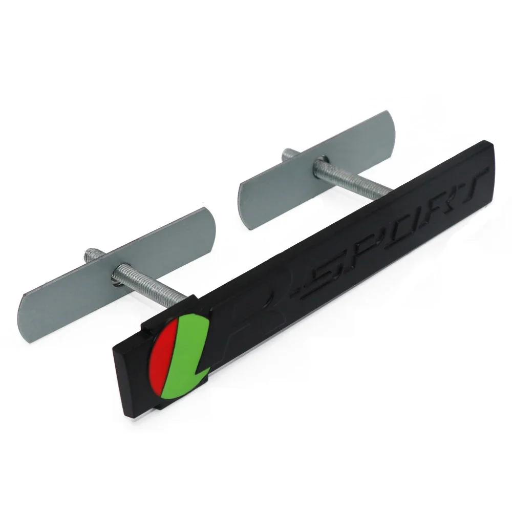 3D Car R-sport Logo Front Grille Emblem Side Fender Trunk Badge Sticker for E-Pace F-Type XE I-Pace XF F-Pace SType XJ XK