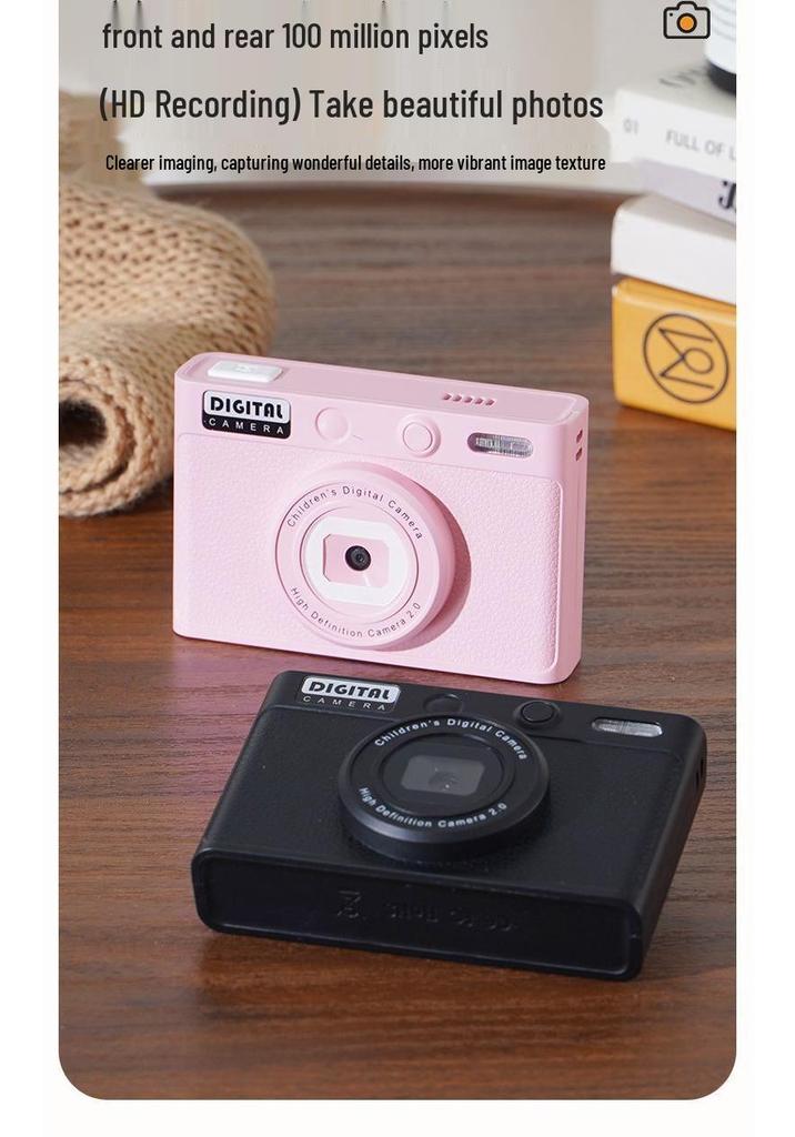 Retro 50MP High-Definition Portable CCD Digital Camera with Self-Timer for Students and Travel