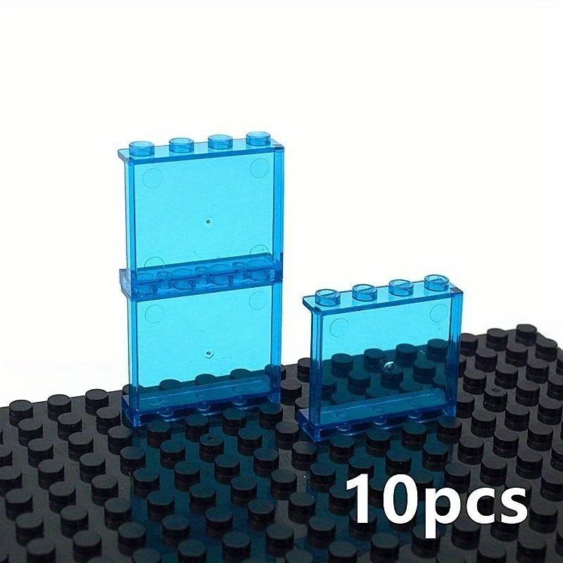 

10 шт. Прозрачная панель 1x4x3 точки Окно Стена Аксессуары для строительства дома DIY Кирпичики для дома Детали игрушек Совместимые 60581