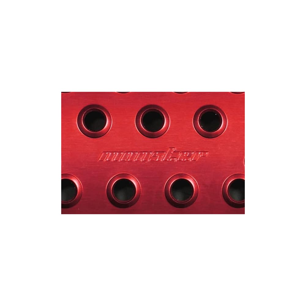 Monster Sport Red Aluminum Sports Driving Pedal Cover for Swift Sport ZC32S/ZC72S/ZD72S MT Vehicles