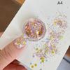 1Box Heart Star Colorful Nail Glitter Dopamine 3D Nail Art Charm Decoration Jewelry Manicure Accessory