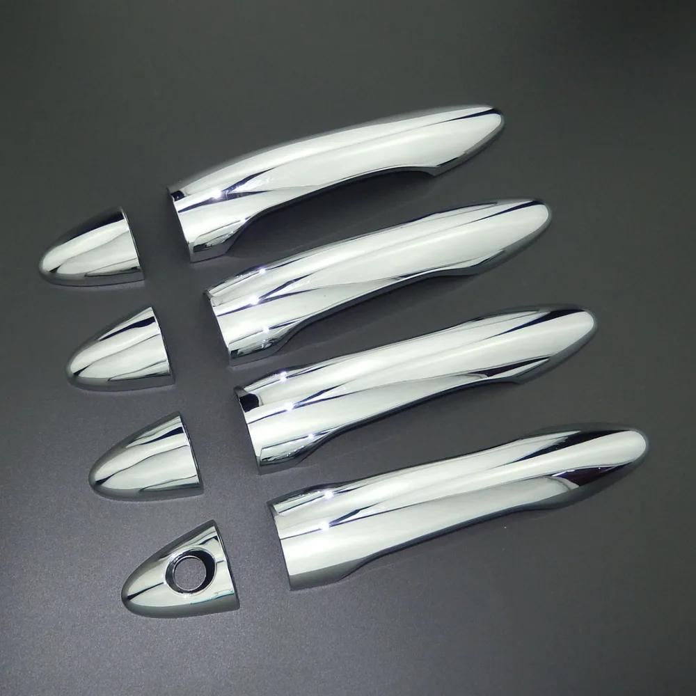 For Kia Optima K5 2010-2015 Car Chrome Styling Side Door Handle Covers Trims & Door Bowl Cover 2011 2012 2013 2014 Free Shipping