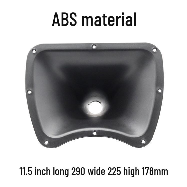Speaker Tweeter Horn Driver: 4-14 inch, Flat/Screw Mouth, Plastic Horn