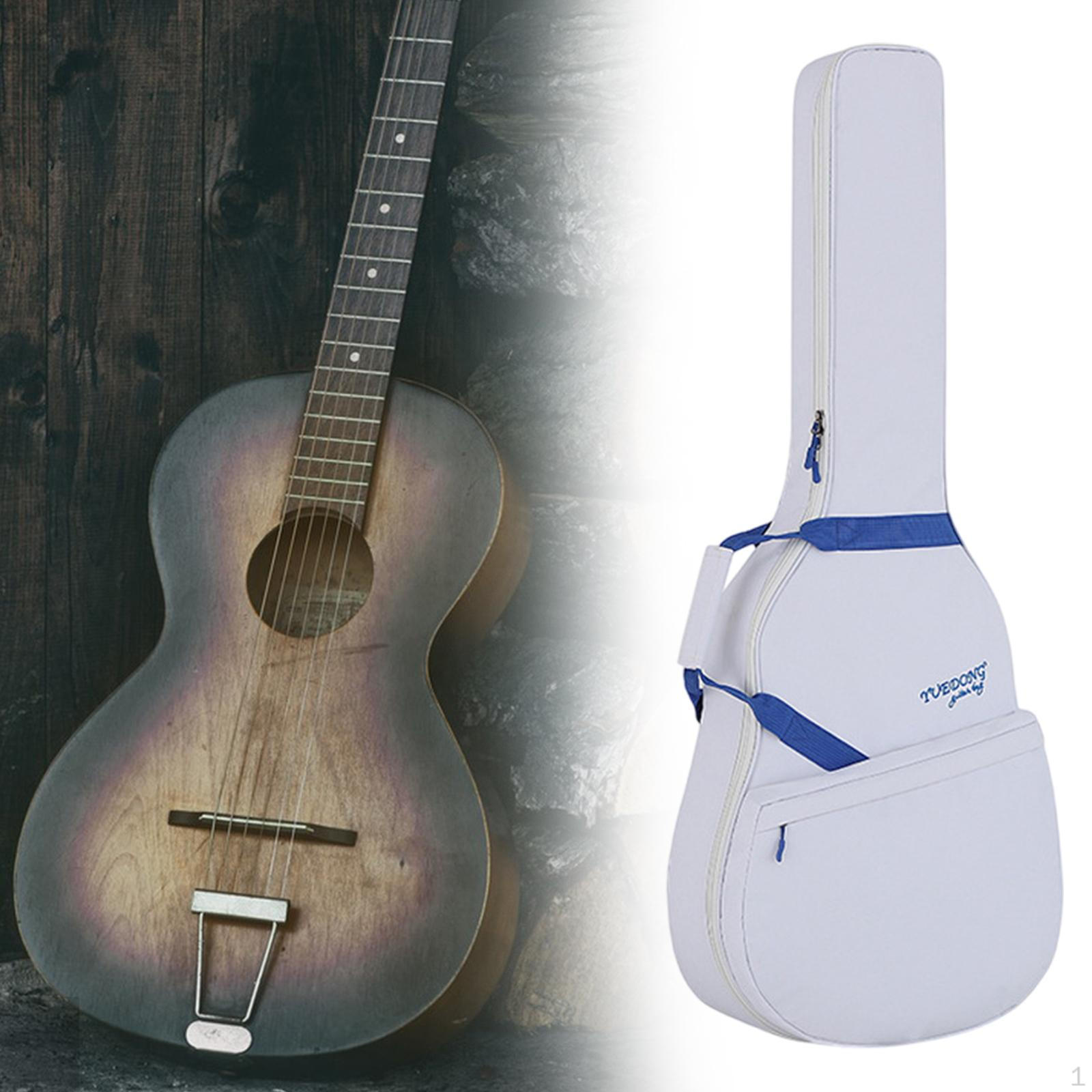 

Акустическая гитара сумка рюкзак пылезащитный портативный ткань Оксфорд двойные ремни водонепроницаемый профессиональный