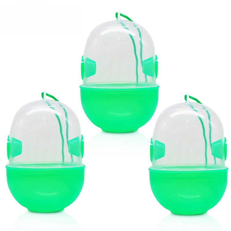 8-1PCS Reusable Fly Wasp Insect Traps Hanging Plastic Hornet Catcher Fly Killer Orchard Insect Trap Pest Control Products