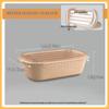 Eco-friendly Biodegradable Disposable Pulp Meal Box for Takeaway Salads and Light Meals