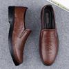 Spring New Business Dress Knurling Loafers Men Casual Leather Shoes Slip On Driving Flat Fashion Luxury Designer Brand Moccasins