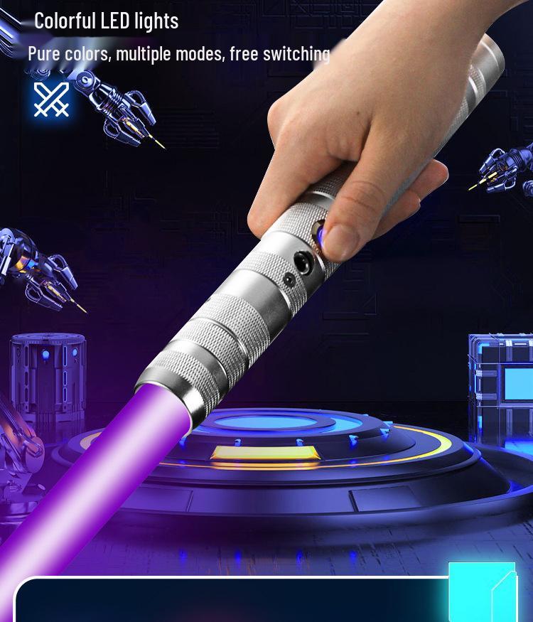 Star Wars RGB Lightsaber Toy - Entry-level Metal Laser Sword, Rechargeable, 7-14 Colors