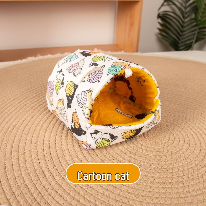 

Golden Hamster Cotton Nest: Four-Season Warm Nest for Small Pets Model S