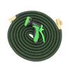 3X Telescopic Water Hose 10 Functions High Pressure Sprinkler Set for Garden Irrigation Car Wash 25FT 3300D Green Black