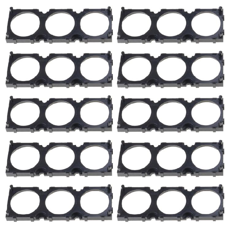 10pcs Easy to Install 46160 Lithium Battery Holder Frame, Stackable for Space Efficiency, Strong AntiShock Properties