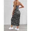 Elegant Flower Print Split Thigh Camouflage Dress For Women Casual Maxi Dress Stylish Floral Dress For Parties And Events Sophisticated Dressn