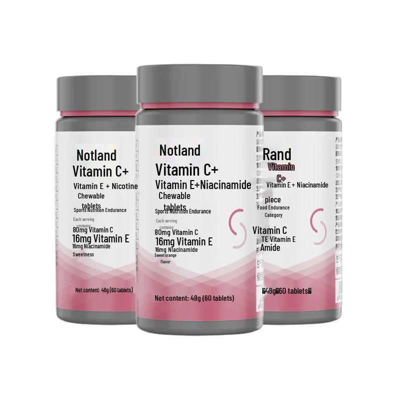 Nutrend Vitamin C, E and Niacinamide Chewable Tablets