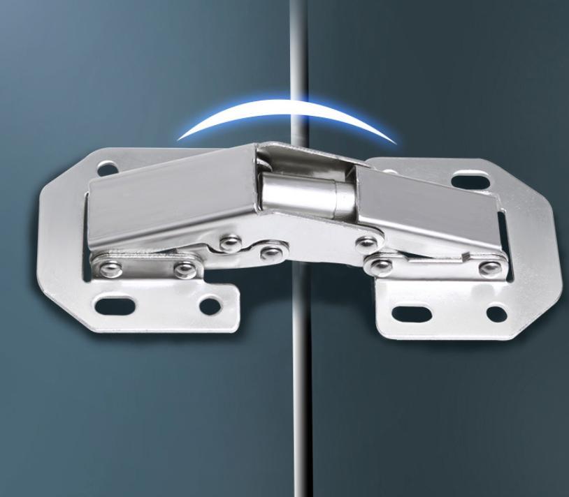 Cabinet Hinges Kitchen Surface Mount Hinges 104mm 4 Pieces