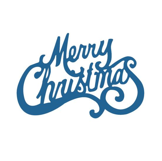 Merry Christmas DIY Metal Cutting Die Stencil Scrapbook Paper Cards Album