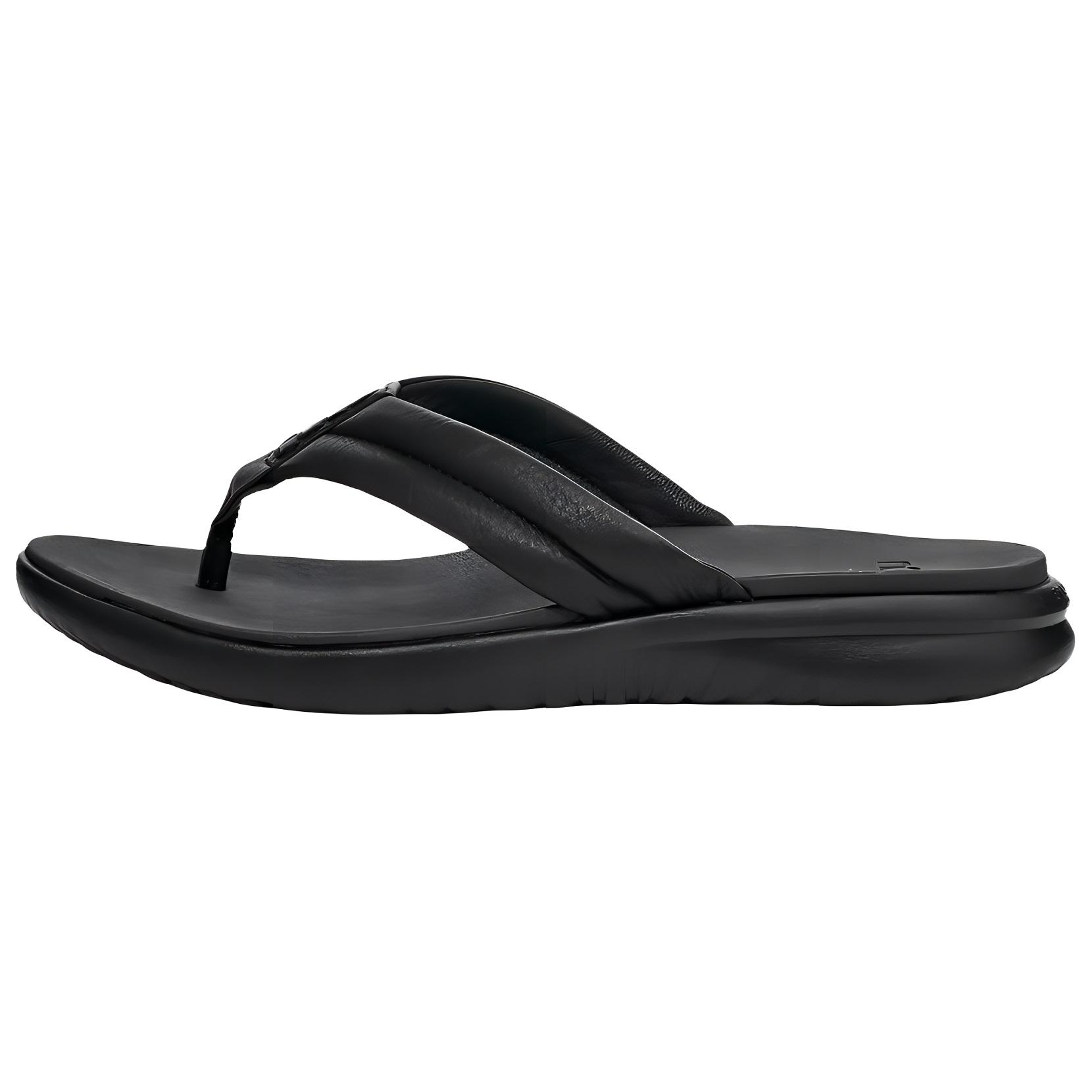 

UGG Fashionable Comfortable Non-Slip Flip Flops Men Footwear Black 1170560-BLK 42