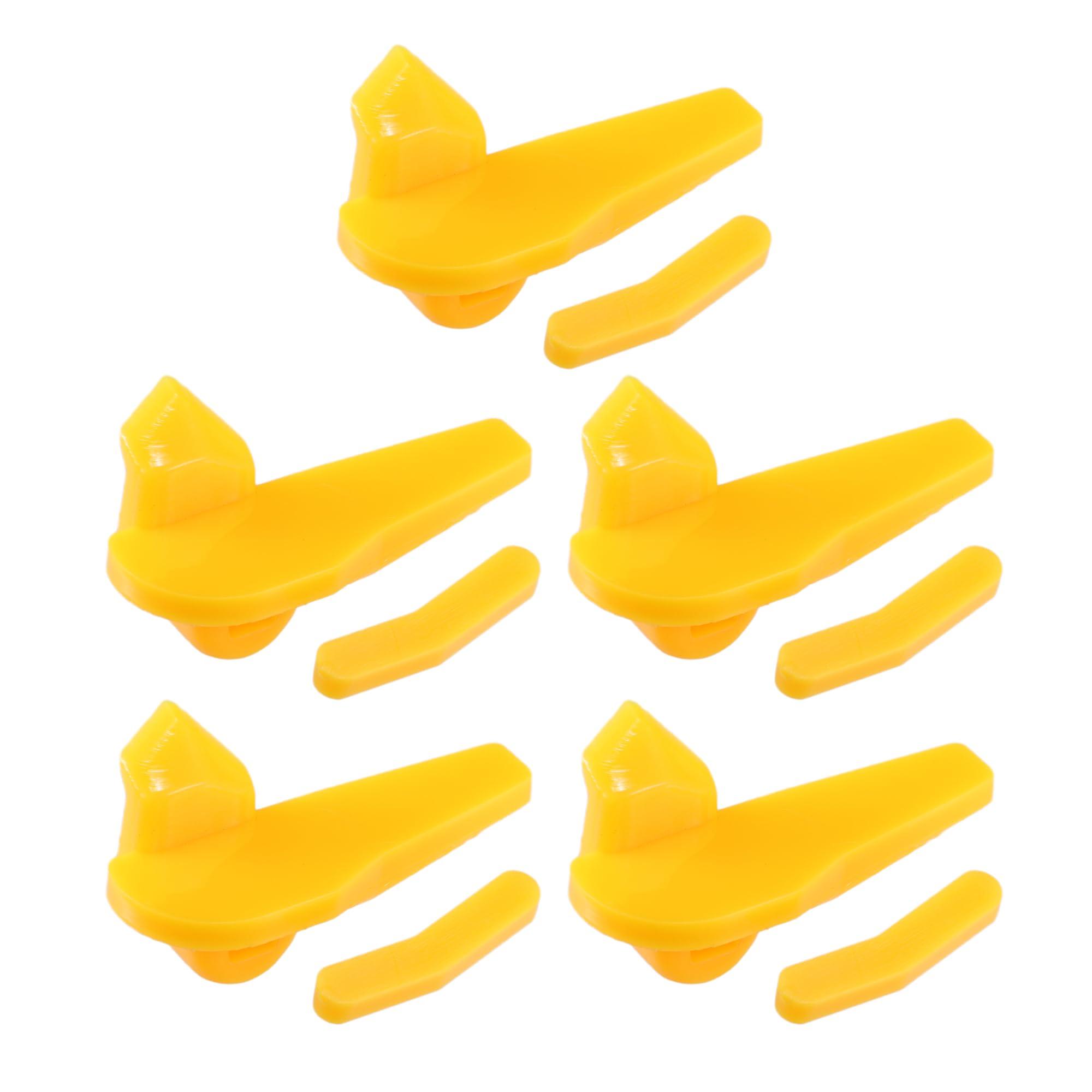 

X AUTOHAUX 5 Sets Motorcycle Tire Changer Insert Tire Demount Head Tire Guard Wheel жёлтый