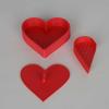 Heart-shaped Corn Starch Tapper Box Leak-Proof Powder Container Anti-Stick Dusting Tool for Polymer Clay