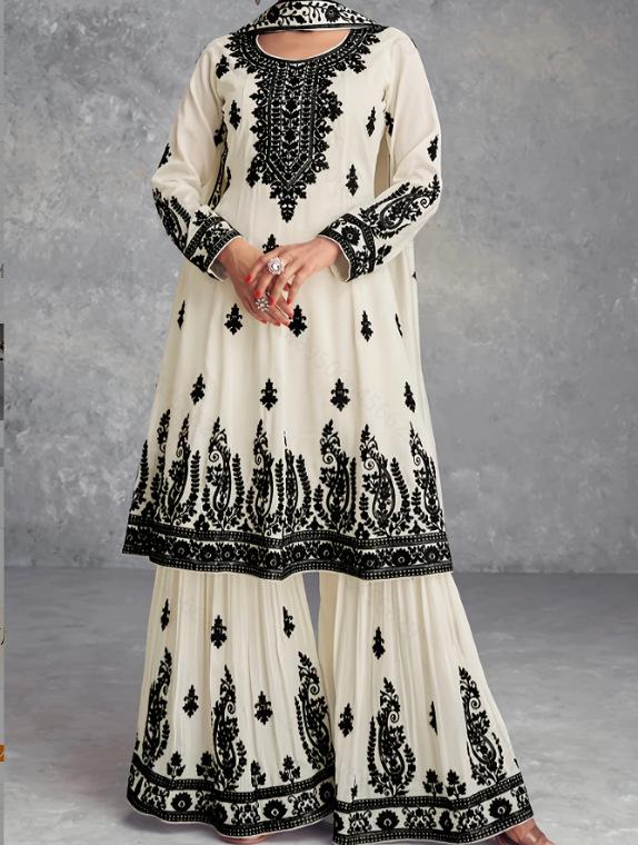 2025 Middle Eastern Ethnic Style Muslim Fashion Print Top and Pants Set with Waist Belt