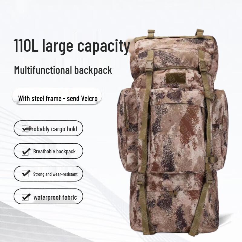 Yueweixin 110L Tactical Mountaineering Backpack