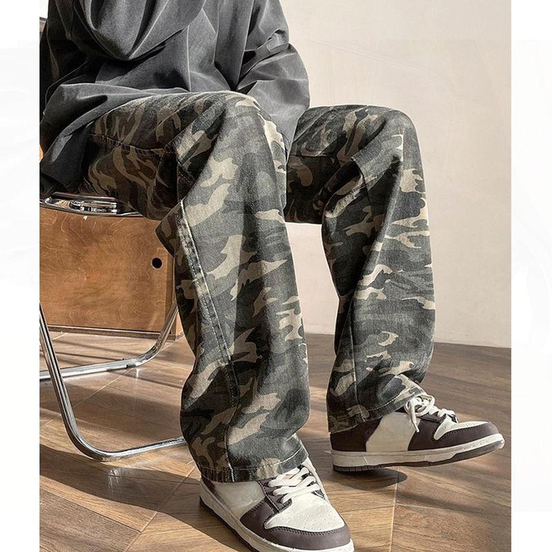Pánské kalhoty kamufláž New Harem Joggers Pánské Cargo Kalhoty Hip Hop Ležérní Kapsy Tepláky Pánské oversized kalhoty Pánské kalhoty
