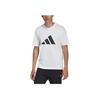 Adidas Athletic Casual Crew Neck Short-Sleeve T-Shirt Men Tops White H46558