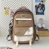 School bag high value back junior high school students casual simple lightweight versatile large capacity