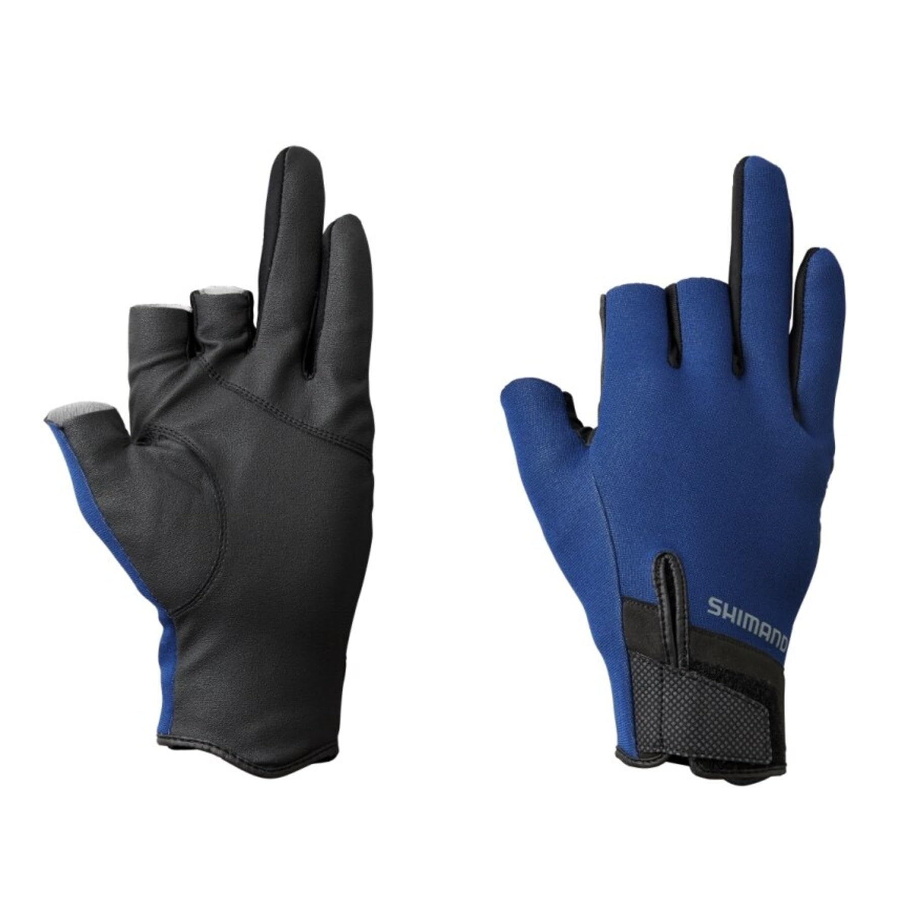 

SHIMANO Titanium Alpha Gloves 3 Cut Deep Blue L GL-014V