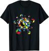 Exploding Rubix Rubiks Rubics Cube Present Gift for Kids T-Shirt Fitness Tight Tshirts Classic Tops & Tees Cotton Men Casual