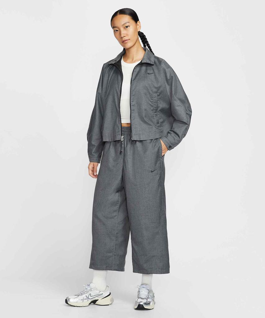 NIKE Sportswear Oversized Mid-Rise Woven Pants W - Black:Heather:Black / If5454-010