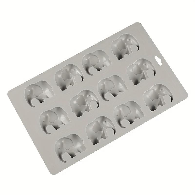 WTEMPO Elephants Silicone Molds for Making Handmade Soaps, Candles, Resin Crafts, Ornaments, DIY Projects, Home Decor & Craft Making Supplies Molds
